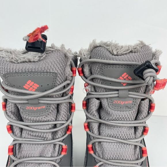 Columbia Bugaboot III Gray Pink Insulated Waterproof Boot Size 1 (Little kid) - Picture 12 of 12